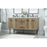 Elegant Kitchen/Bath Cyrus 60" Single Bathroom Vanity, Natural Oak