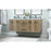 Elegant Kitchen/Bath Cyrus 60" Single Bathroom Vanity, Natural Oak