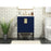 Elegant Kitchen/Bath Eugene 24" Single Bathroom Vanity, Blue