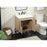 Elegant Kitchen/Bath Eugene 24" Single Bathroom Vanity, Mango Wood