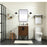 Elegant Kitchen/Bath Eugene 24" Single Bathroom Vanity, White