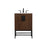 Elegant Kitchen/Bath Eugene 24" Single Bathroom Vanity, Walnut - VF48824MWT