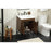 Elegant Kitchen/Bath Eugene 24" Single Bathroom Vanity, Walnut