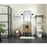 Elegant Kitchen/Bath Eugene 24" Single Bathroom Vanity, Walnut