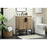 Elegant Kitchen/Bath Eugene 24" Single Bathroom Vanity, Natural Oak