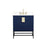 Elegant Eugene 30" Single Bathroom Vanity, Blue/Backsplash - VF48830MBL-BS