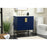 Elegant Eugene 30" Single Bathroom Vanity, Blue/Backsplash