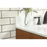 Elegant Eugene 30" Single Bathroom Vanity, Teak/Backsplash