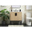 Elegant Eugene 30" Single Bathroom Vanity, Mango Wood/Backsplash