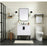 Elegant Kitchen/Bath Eugene 30" Single Bathroom Vanity, White