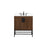 Elegant Eugene 30" Single Bathroom Vanity, Walnut/Backsplash - VF48830MWT-BS