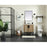 Elegant Eugene 30" Single Bathroom Vanity, Walnut/Backsplash