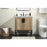 Elegant Eugene 30" Single Bathroom Vanity, Natural Oak/Backsplash
