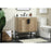 Elegant Eugene 30" Single Bathroom Vanity, Natural Oak/Backsplash