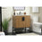 Elegant Kitchen/Bath Eugene 30" Single Bathroom Vanity, Walnut Brown