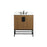 Elegant Eugene 30" Single Vanity, Walnut Brown/Backsplash - VF48830WB-BS