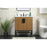 Elegant Eugene 30" Single Vanity, Walnut Brown/Backsplash