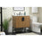 Elegant Eugene 30" Single Vanity, Walnut Brown/Backsplash