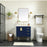 Elegant Eugene 30" Single Vanity, Walnut Brown/Backsplash