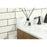 Elegant Eugene 30" Single Vanity, Walnut Brown/Backsplash