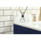 Elegant Eugene 32" Single Bathroom Vanity, Blue/Backsplash