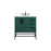 Elegant Eugene 32" Single Bathroom Vanity, Green/Backsplash - VF48832MGN-BS