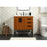 Elegant Kitchen/Bath Eugene 32" Single Bathroom Vanity, Teak