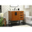 Elegant Kitchen/Bath Eugene 32" Single Bathroom Vanity, Teak