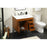 Elegant Kitchen/Bath Eugene 32" Single Bathroom Vanity, Teak