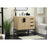 Elegant Eugene 32" Single Bathroom Vanity, Mango Wood/Backsplash
