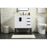 Elegant Kitchen/Bath Eugene 32" Single Bathroom Vanity, White
