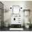 Elegant Kitchen/Bath Eugene 32" Single Bathroom Vanity, White