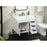 Elegant Eugene 32" Single Bathroom Vanity, White/Backsplash