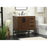 Elegant Kitchen/Bath Eugene 32" Single Bathroom Vanity, Walnut