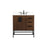 Elegant Eugene 32" Single Bathroom Vanity, Walnut/Backsplash - VF48832MWT-BS