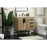 Elegant Kitchen/Bath Eugene 32" Single Bathroom Vanity, Natural Oak