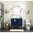 Elegant Eugene 32" Single Vanity, Walnut Brown/Backsplash