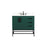 Elegant Eugene 36" Single Bathroom Vanity, Green/Backsplash - VF48836MGN-BS
