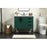 Elegant Eugene 36" Single Bathroom Vanity, Green/Backsplash