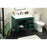 Elegant Eugene 36" Single Bathroom Vanity, Green/Backsplash