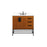 Elegant Eugene 36" Single Bathroom Vanity, Teak/Backsplash - VF48836MTK-BS