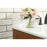 Elegant Eugene 36" Single Bathroom Vanity, Teak/Backsplash