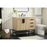 Elegant Kitchen/Bath Eugene 36" Single Bathroom Vanity, Mango Wood