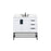 Elegant Eugene 36" Single Bathroom Vanity, White/Backsplash - VF48836MWH-BS