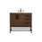 Elegant Kitchen/Bath Eugene 36" Single Bathroom Vanity, Walnut - VF48836MWT