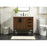 Elegant Kitchen/Bath Eugene 36" Single Bathroom Vanity, Walnut