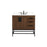 Elegant Eugene 36" Single Bathroom Vanity, Walnut/Backsplash - VF48836MWT-BS