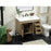 Elegant Kitchen/Bath Eugene 36" Single Bathroom Vanity, Natural Oak