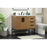 Elegant Eugene 36" Single Vanity, Walnut Brown/Backsplash