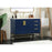 Elegant Kitchen/Bath Eugene 42" Single Bathroom Vanity, Blue